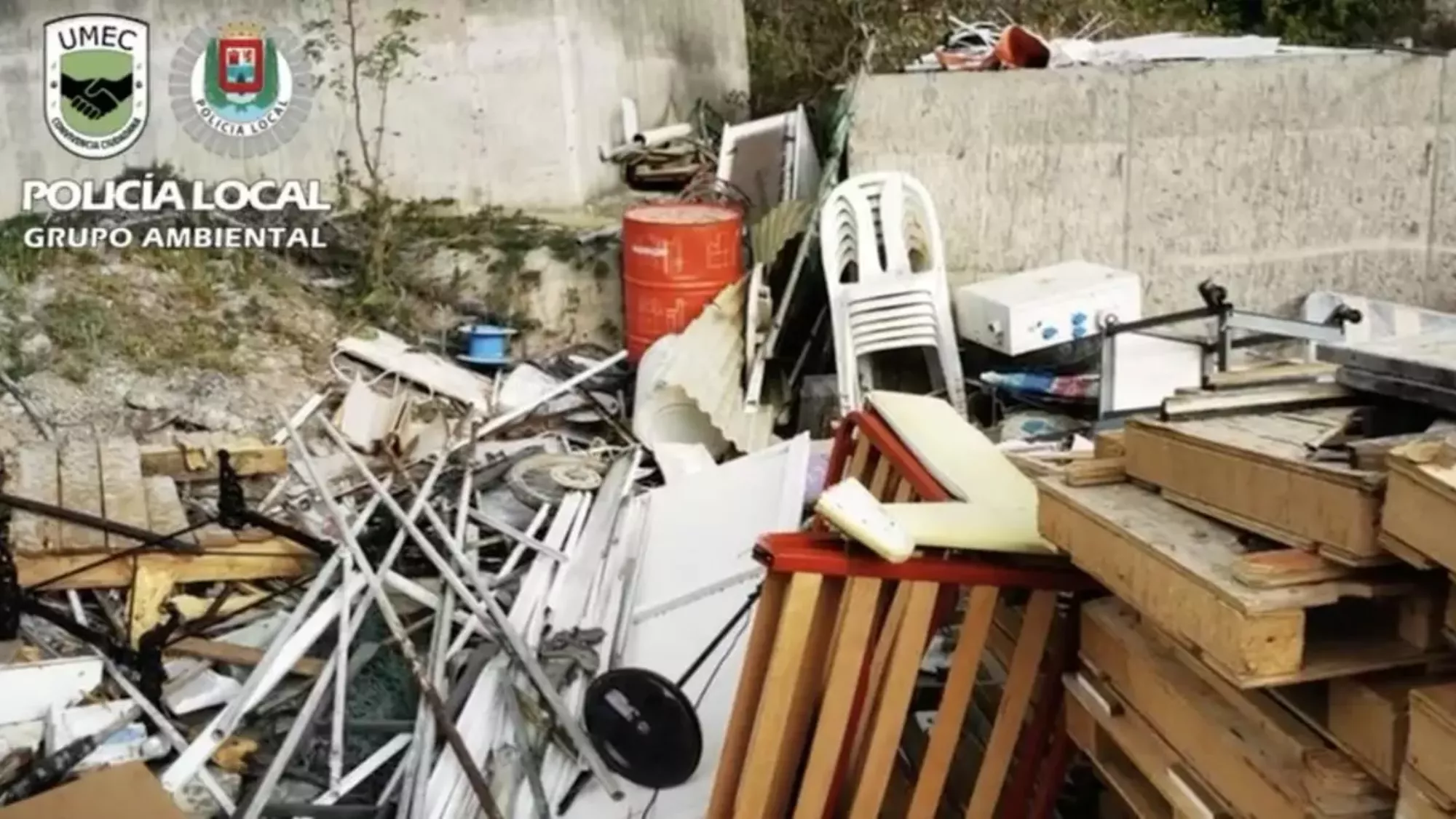 Vertidos encontrados por la Policía Local / POLICÍA LOCAL DE LAS PALMAS DE GRAN CANARIA
