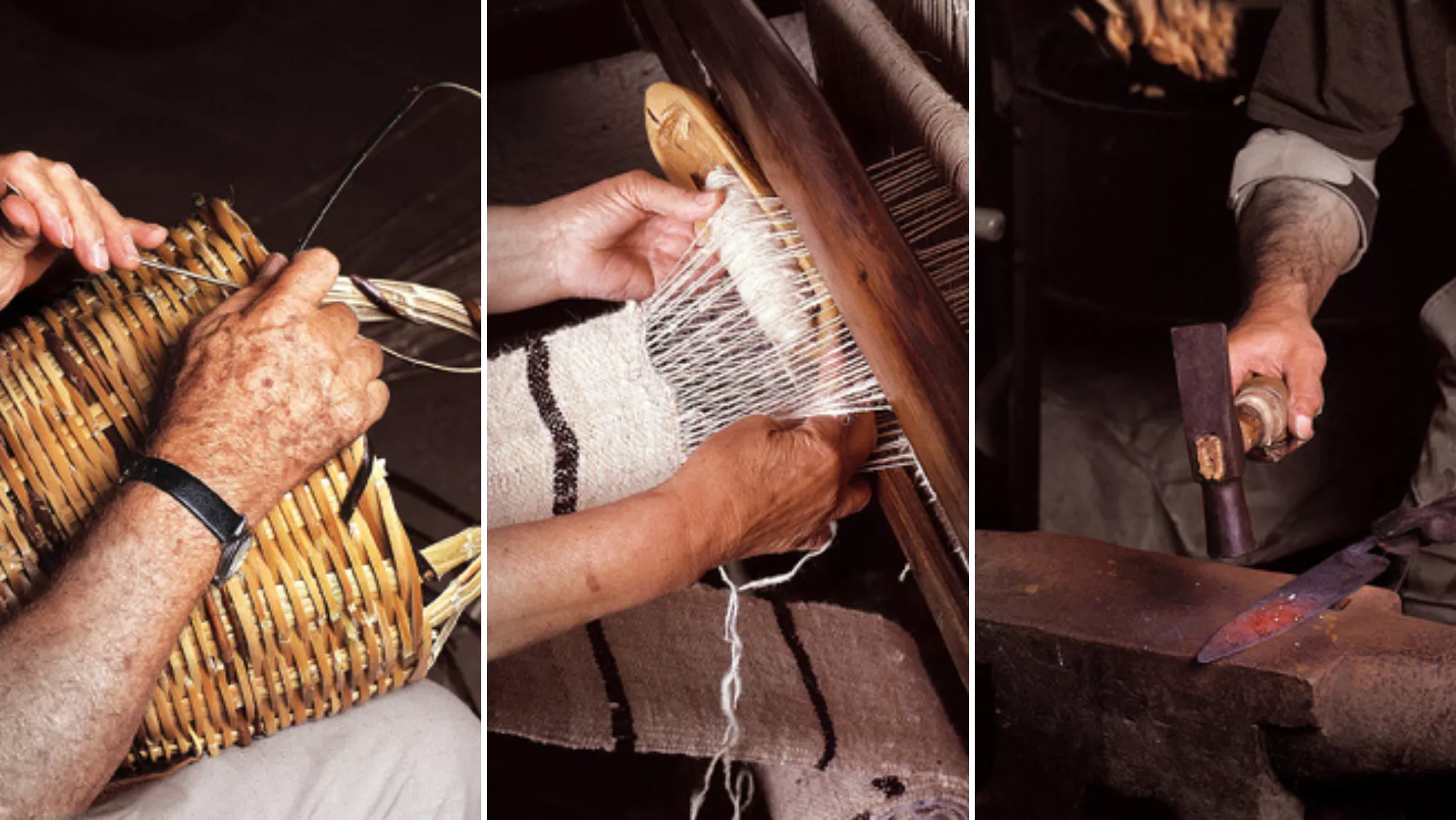 Oficios de artesanía tradicional en Canarias / MONTAJE AH