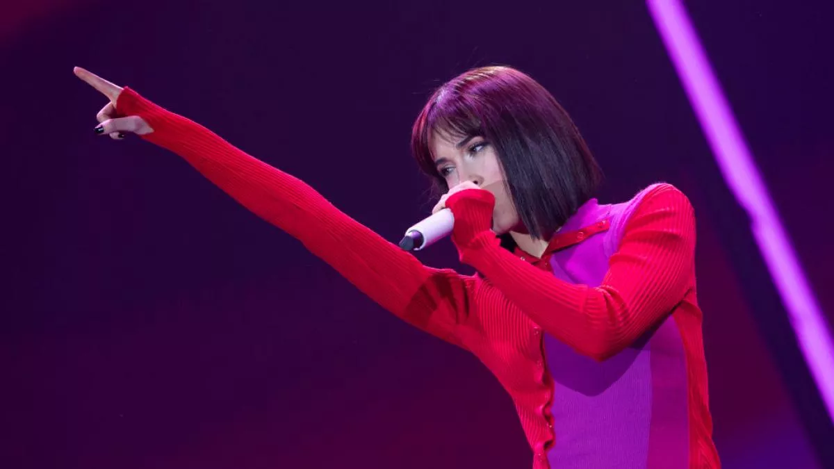 La artista catalana Aitana durante un concierto. / CEDIDA