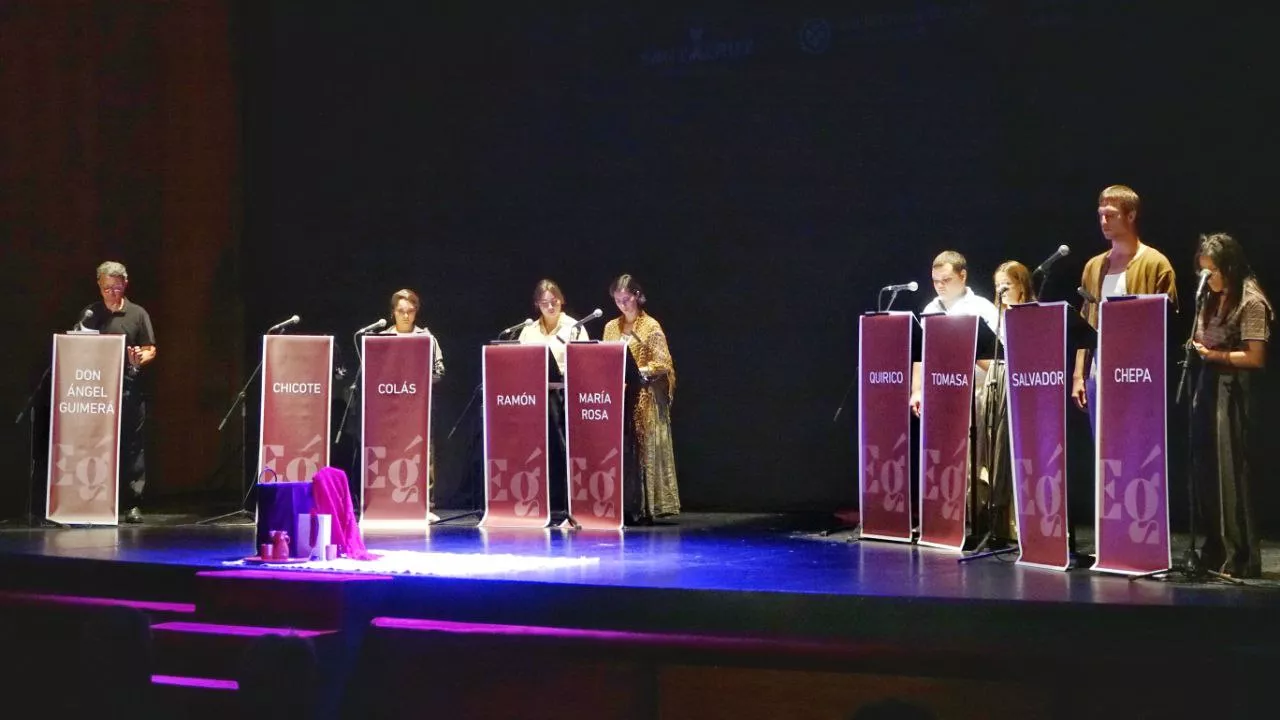 Lectura de 'María Rosa' en el Teatro Guimerá./ CEDIDA