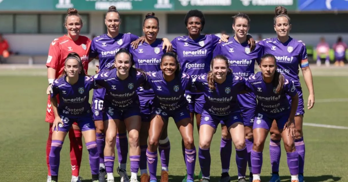 Alineación inicial del Costa Adeje en su visita a Sevilla, donde cerró la temporada con derrota por 1-0 ante el Betis./ UDCAT.