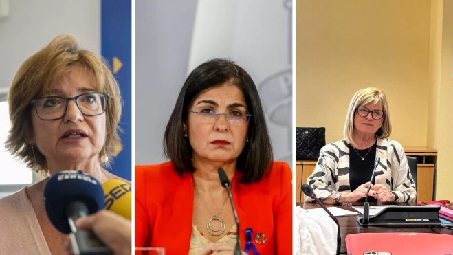 Encarna Galvan, Carolina Darias e Inmaculada Medina / MONTAJE AH Encarna Galvan, Carolina Darias e Inmaculada Medina / MONTAJE AH
