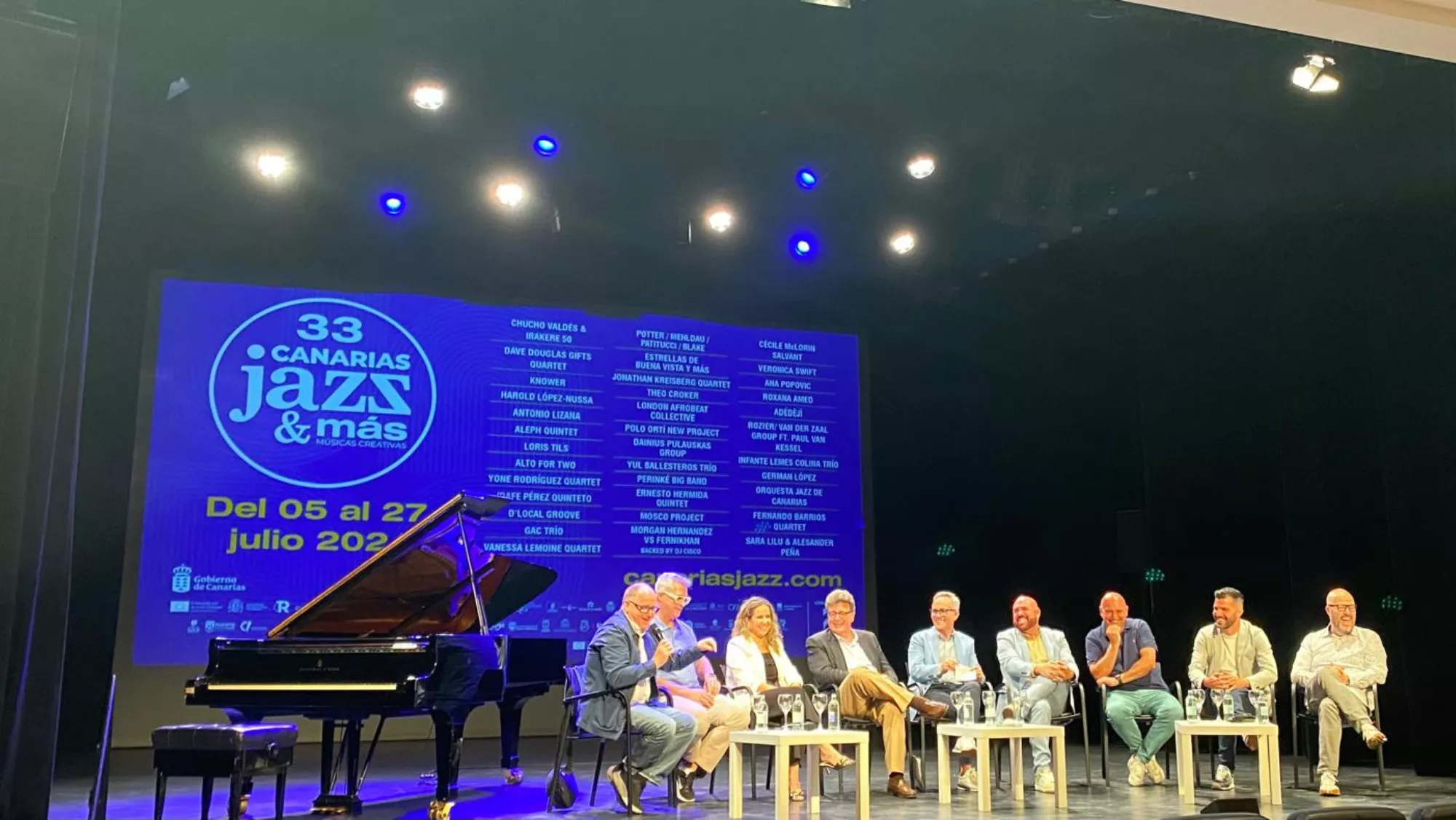 Presentación del Festival Internacional Canarias Jazz & Más. / ATLÁNTICO HOY - ALBA MARICHAL