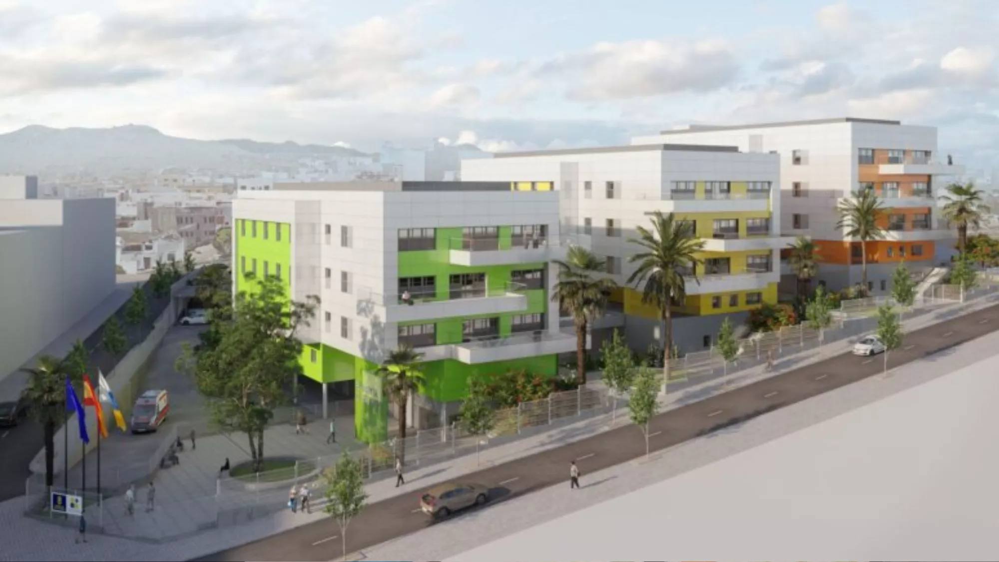 Imagen de la nueva residencia de Tamaraceite / CABILDO DE GRAN CANARIA