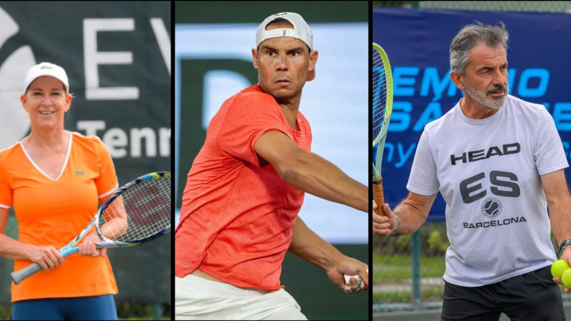 Jugadores profesionales de Tenis. / SERVIMEDIA