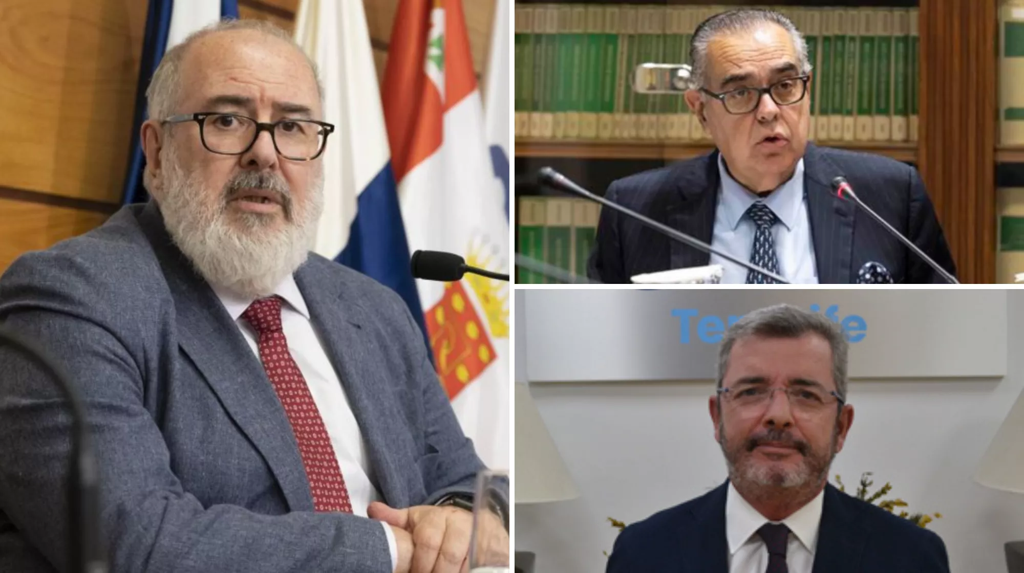 Pedro Alfonso, Eduardo Bezares y José Carlos Francisco./ COMPOSICIÓN AH