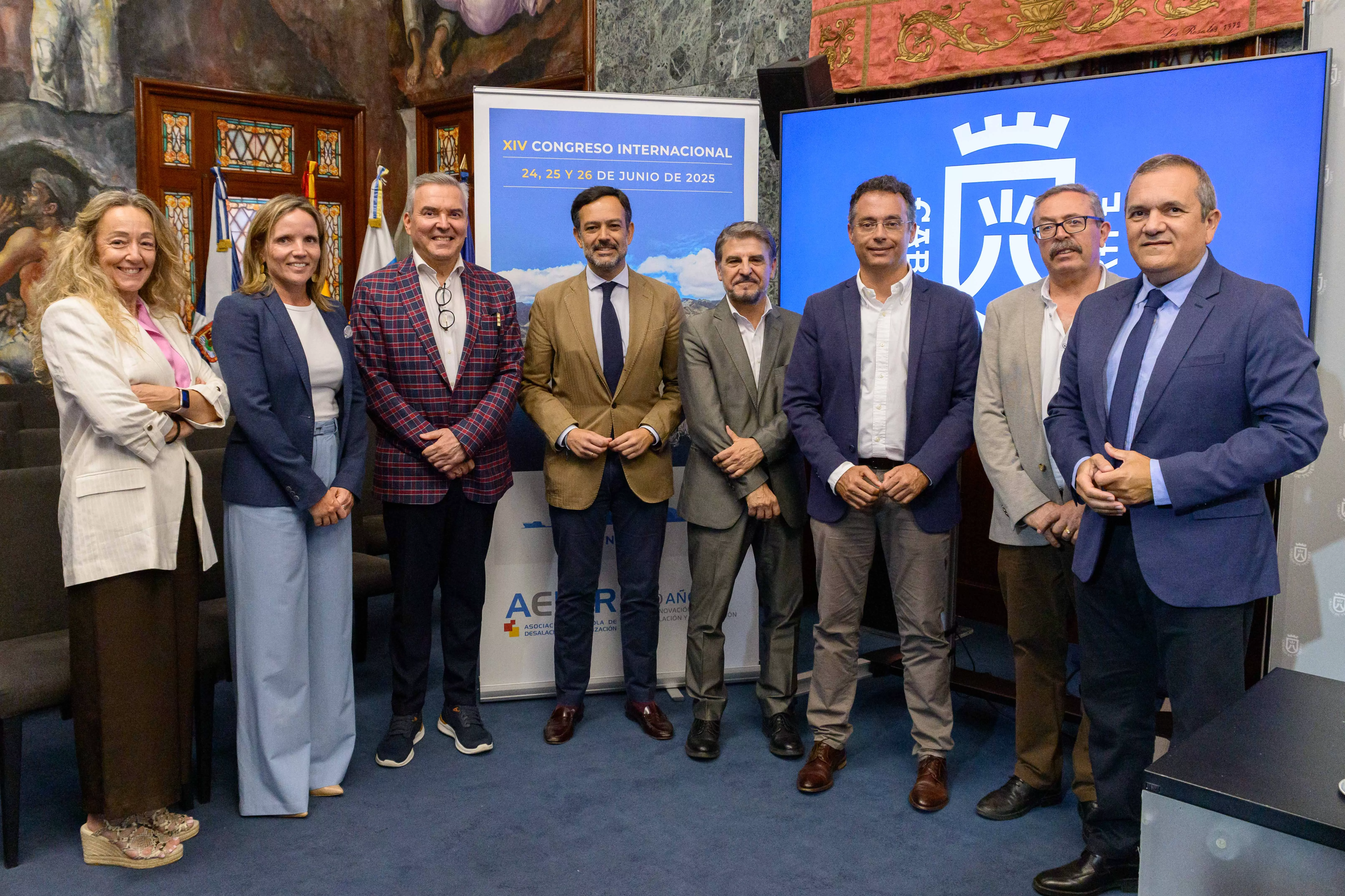 Presentación del Congreso AEDyR en el Cabildo de Tenerife / CEDIDA