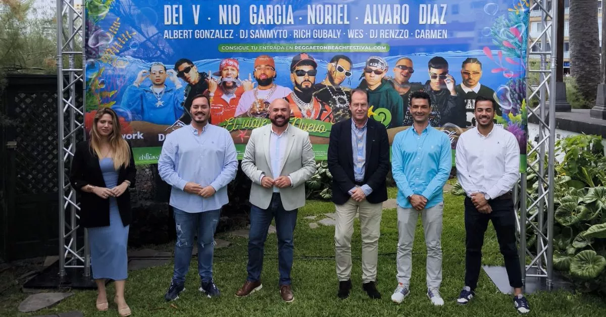 Presentación del Reggaeton Beach Festival en el Puerto de la Cruz / CEDIDA