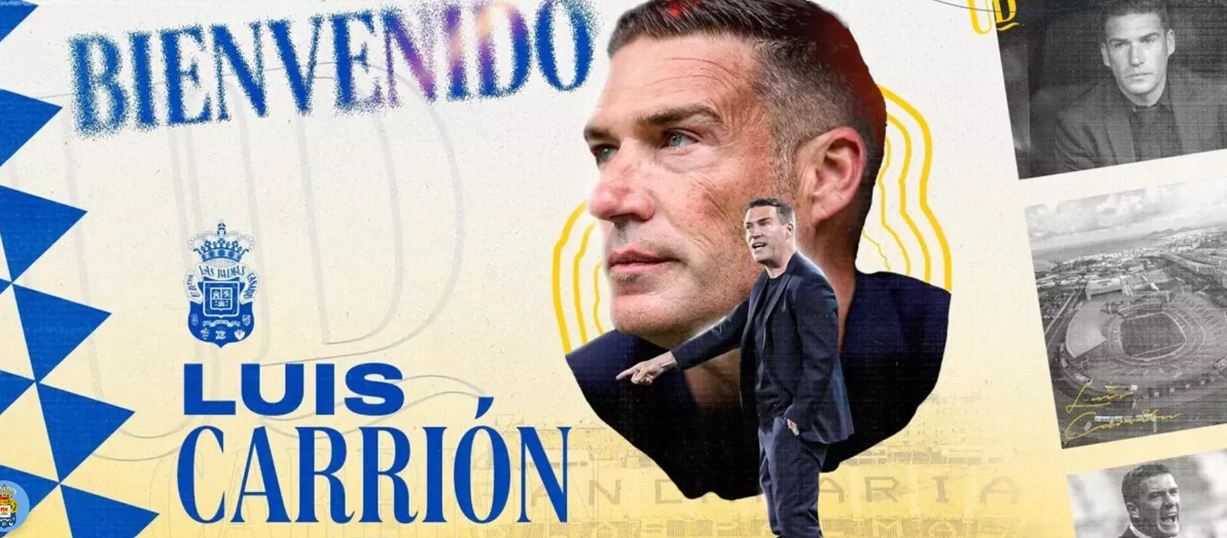 Anuncio de Luis Carrión como nuevo entrenador de la UD Las Palmas / UD LAS PALMAS