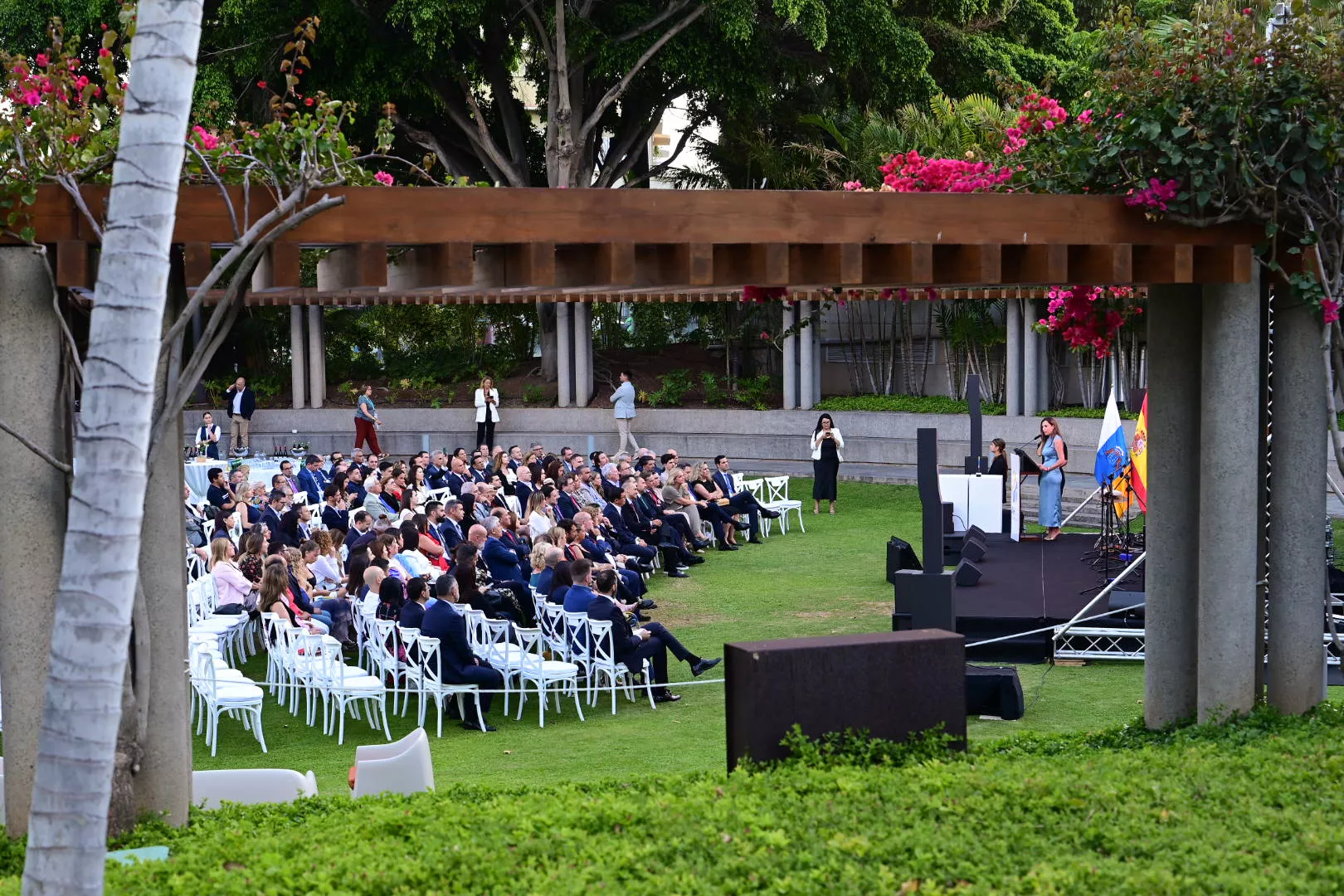 La gala se celebró en el jardín del Iberostar Heritage Grand Mencey. / TONY HERNÁNDEZ-ATLÁNTICOHOY 