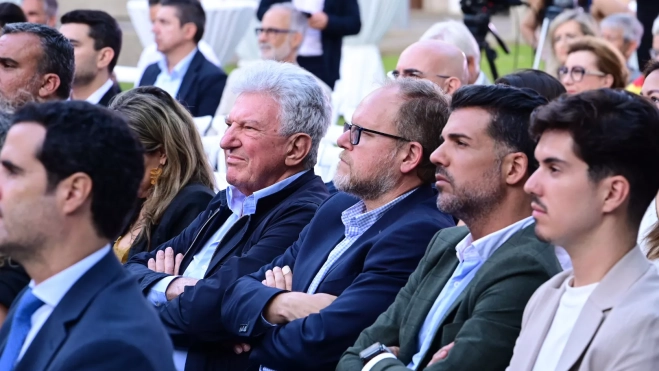 El concejal de Turismo de Las Palmas de Gran Canaria, Pedro Quevedo, durante los premios Atlántico Hoy. / TONY HERNÁNDEZ-ATLÁNTICOHOY