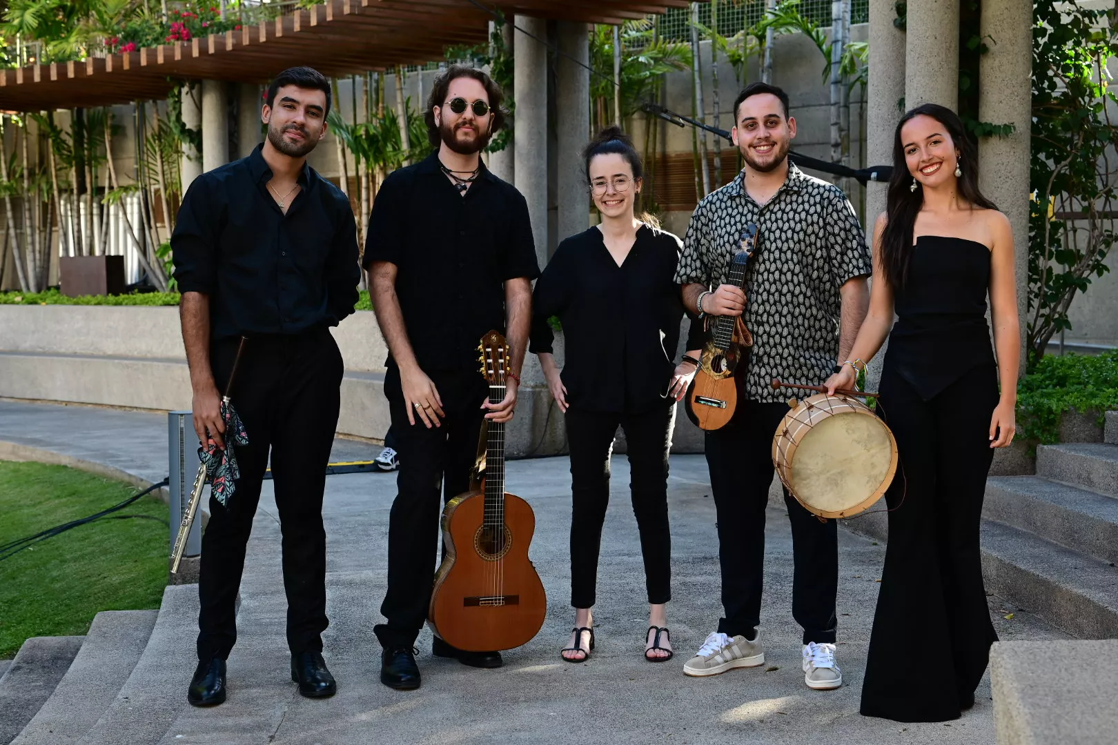 La banda Tabaiba Project, que amenizó la gala. / TONY HERNÁNDEZ-ATLÁNTICOHOY