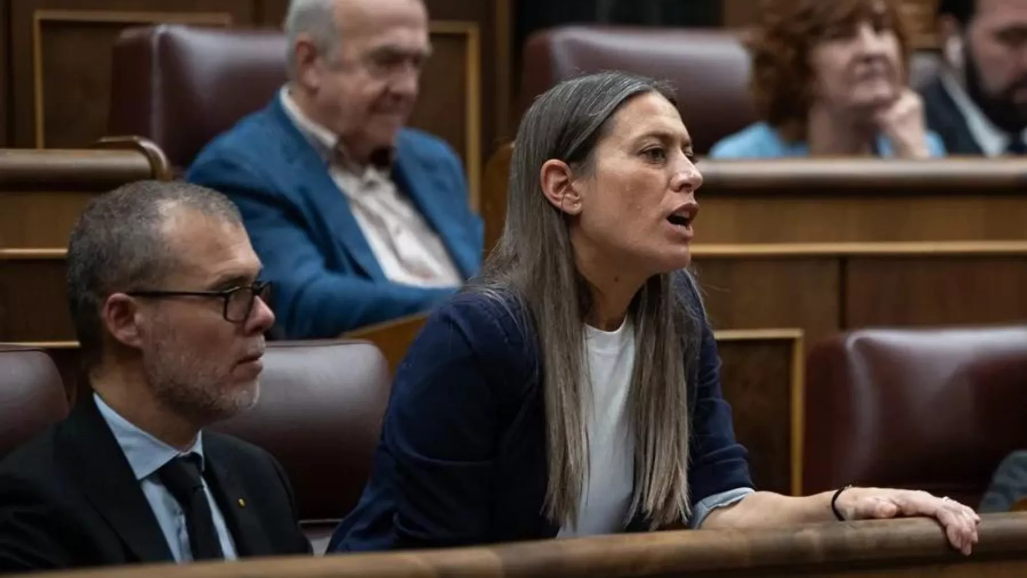 La portavoz parlamentaria de Junts, Míriam Nogueras / EFE