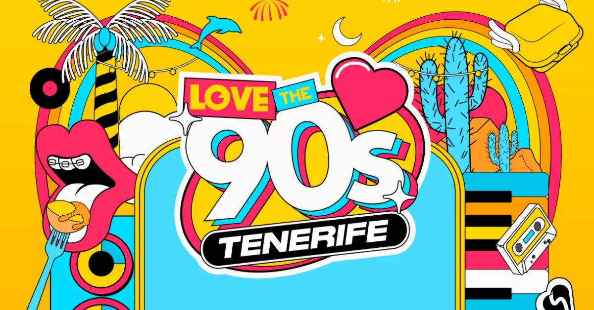 Cartel de Love The 90's Festival Tenerife / CEDIDA