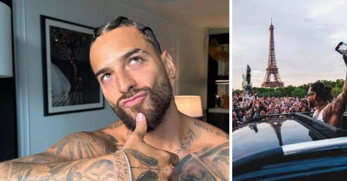 Maluma improvisa un concierto en París para mostrar su nueva canción / MALUMA