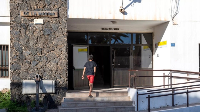El centro para menores migrantes de la Casa del Mar de Arrecife./ EFE El centro para menores migrantes de la Casa del Mar de Arrecife./ EFE
