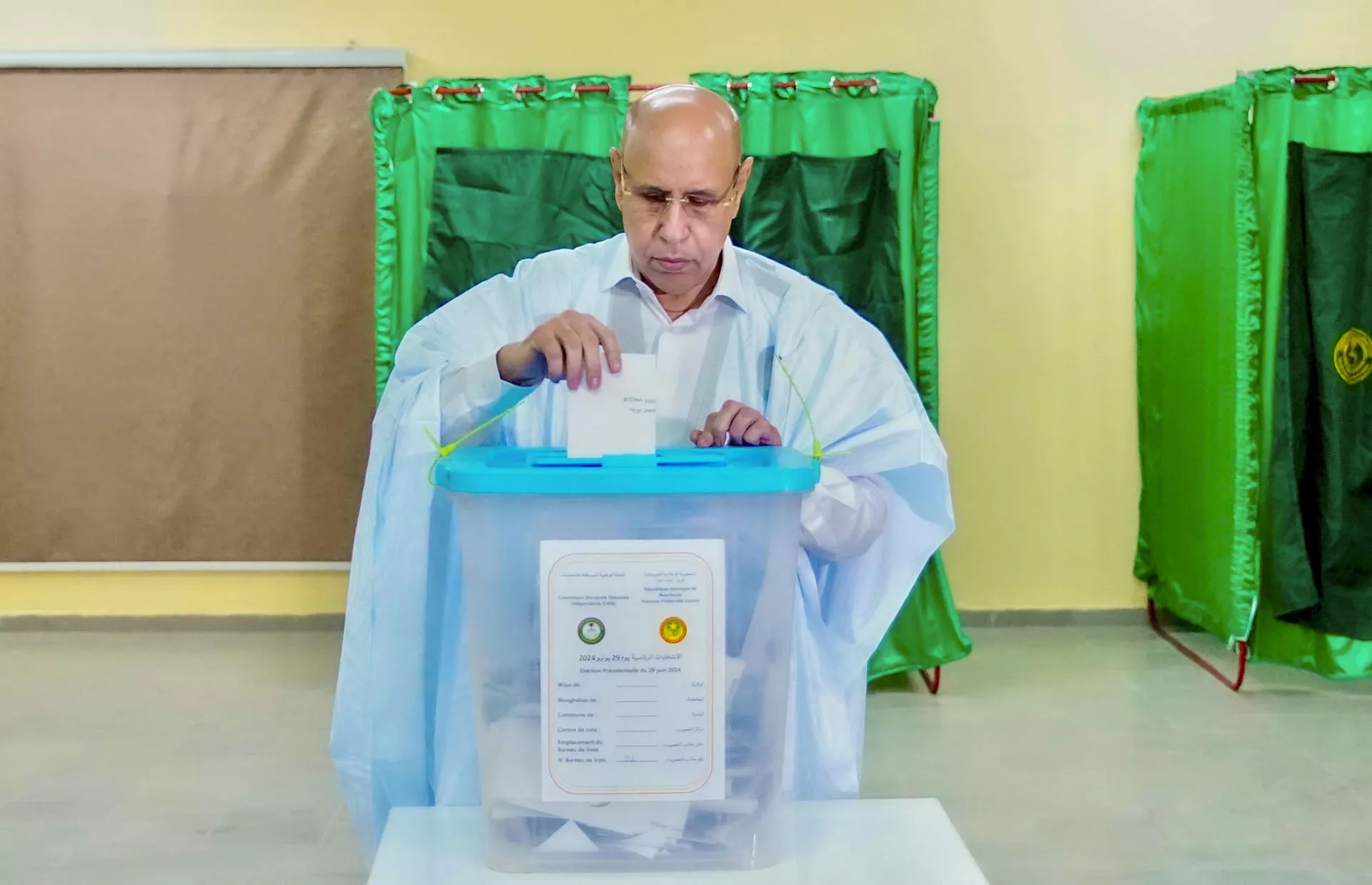 La reelección de Mohamed Ould Gazouani como presidente de Mauritania ha provocado protestas y varias muertes en el país africano. / MO-EFE