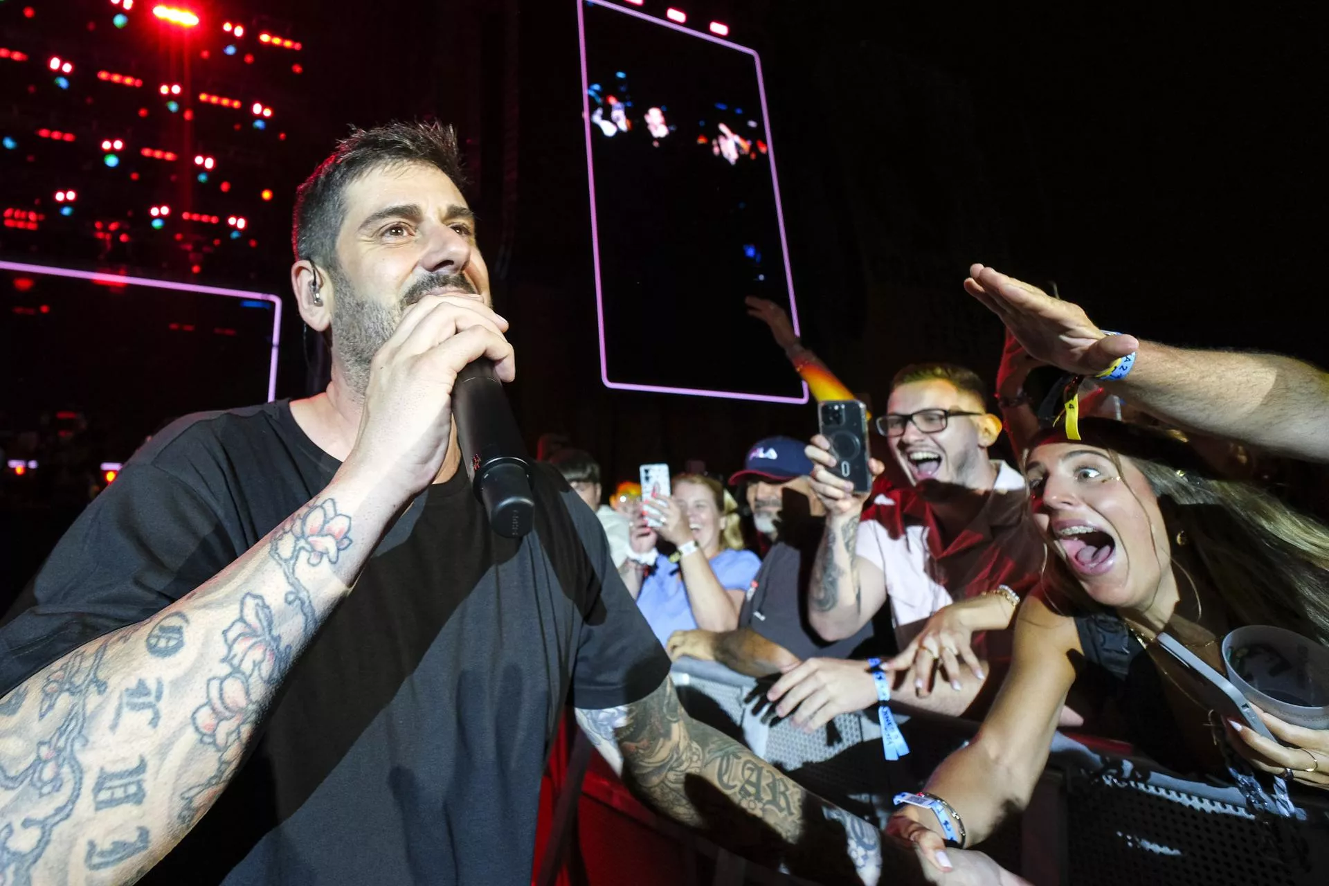 El cantante asturiano Melendi en el Granca Live Fest./ EFE - Ángel Medina