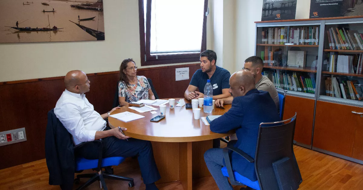 Imagen de la reunión con Jokkolabs / GOBIERNO DE CANARIAS