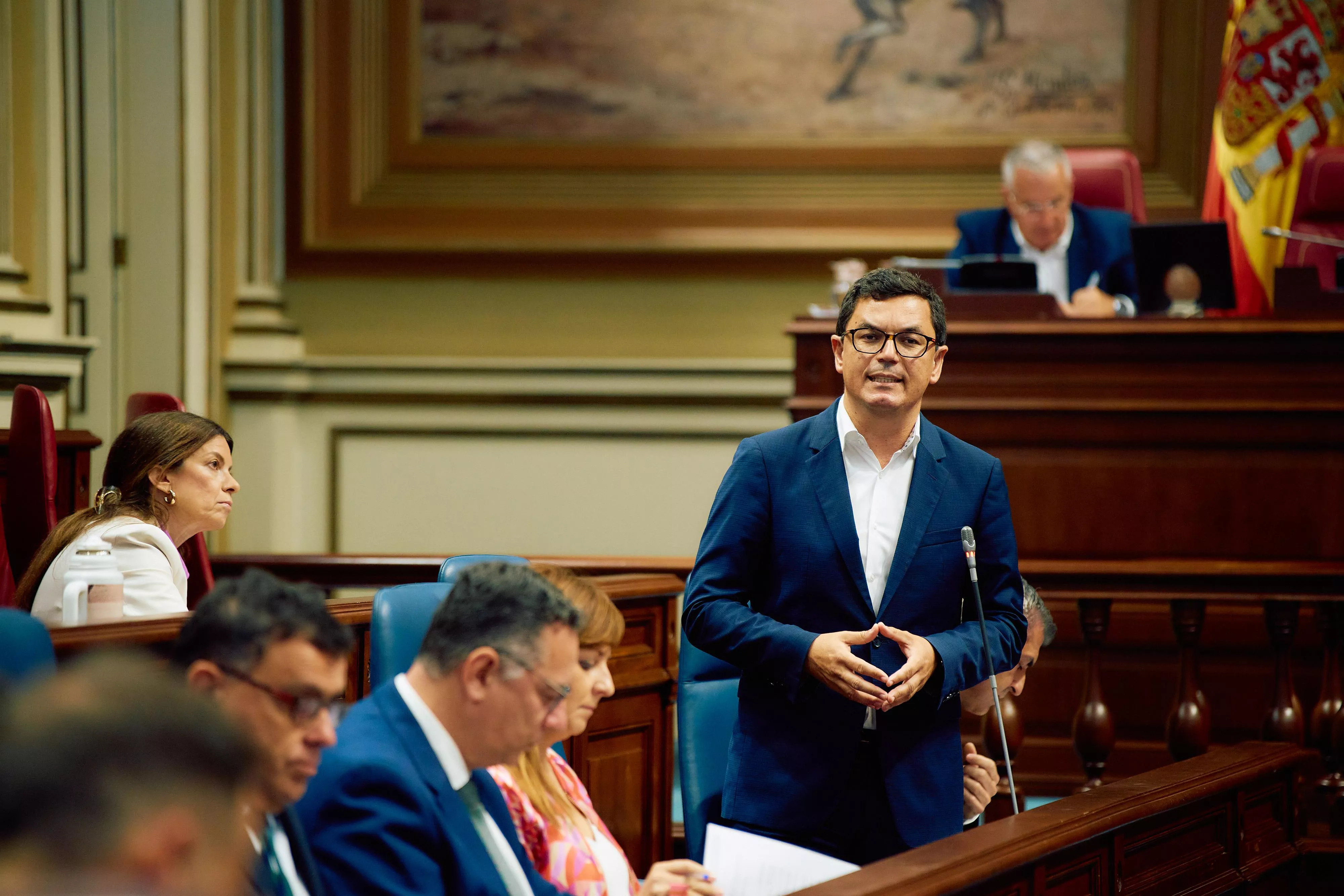 El consejero de Obras Públicas, Vivienda y Movilidad del Gobierno de Canarias, Pablo Rodríguez./ CEDIDA