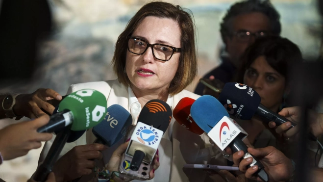 La consejera de Bienestar Social, Igualdad, Juventud, Infancia y Familias del Gobierno de Canarias, Candelaria Delgado./ EFE La consejera de Bienestar Social, Igualdad, Juventud, Infancia y Familias del Gobierno de Canarias, Candelaria Delgado./ EFE