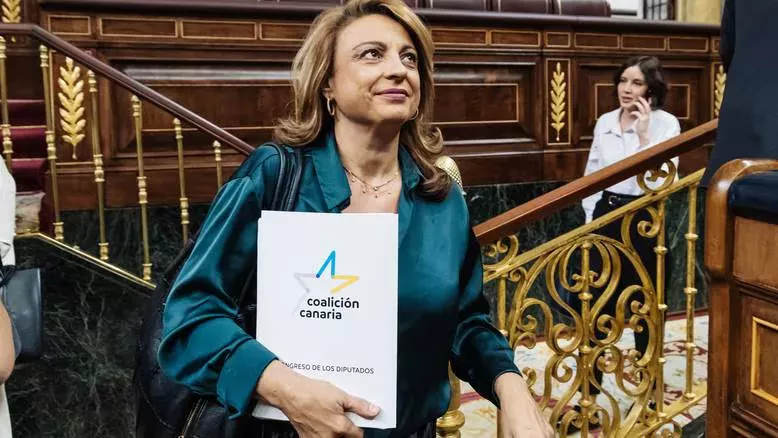 La portavoz de Coalición Canaria (CC) en el Congreso de los Diputados, Cristina Valido./ CEDIDA