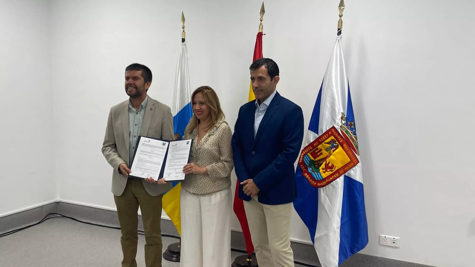 Francisco García, Rosa Dávila y Juan José Martínez. / ATLÁNTICO HOY - ALBA MARICHAL