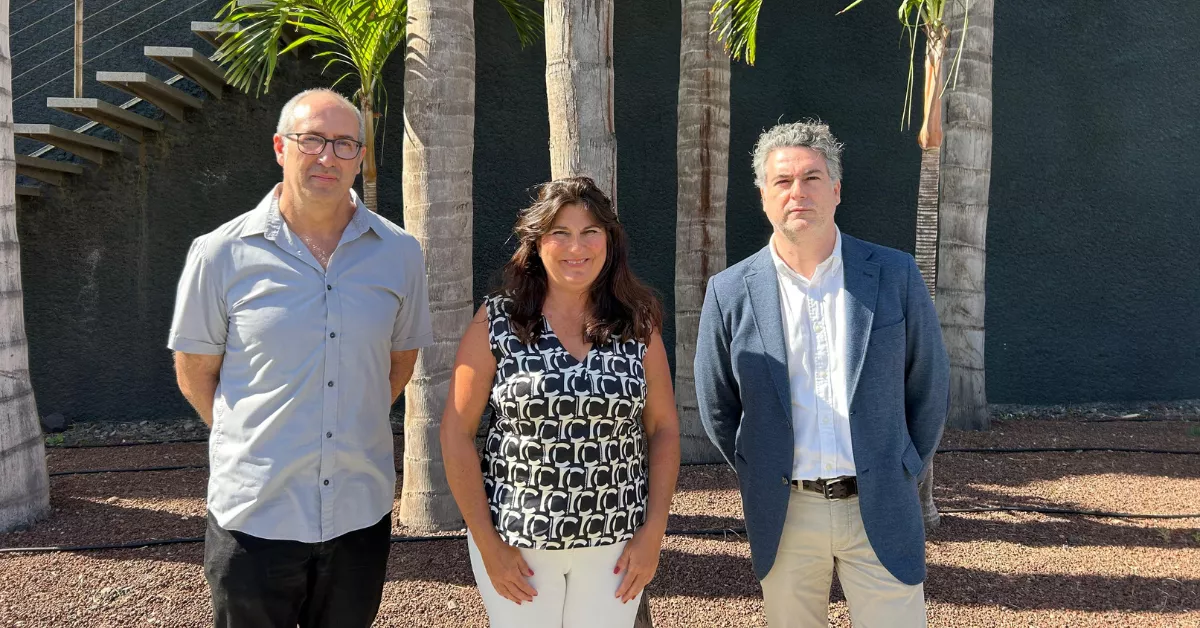 Izquierda a derecha Jesús María Arrieta, Julieta Schallenberg y Pedro Vélez Belchí / GOBIERNO DE CANARIAS