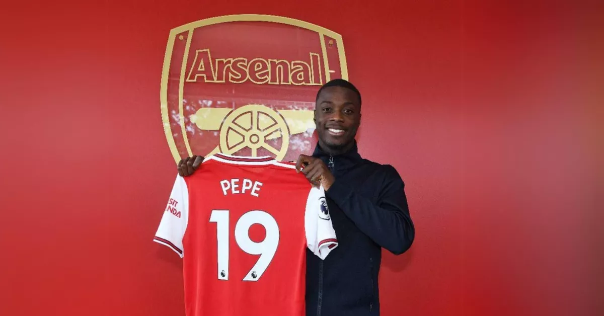 El futbolista Nicolas Pépé, por el que el Arsenal llegó a pagar 80 millones de euros