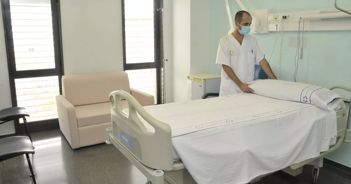 Cama en el Hospital Doctor Negrín / CONSEJERÍA DE SANIDAD DE CANARIAS