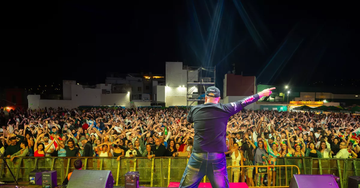 Imagen del público en las fiestas de pueblo de Gáldar / AYUNTAMIENTO DE GÁLDAR