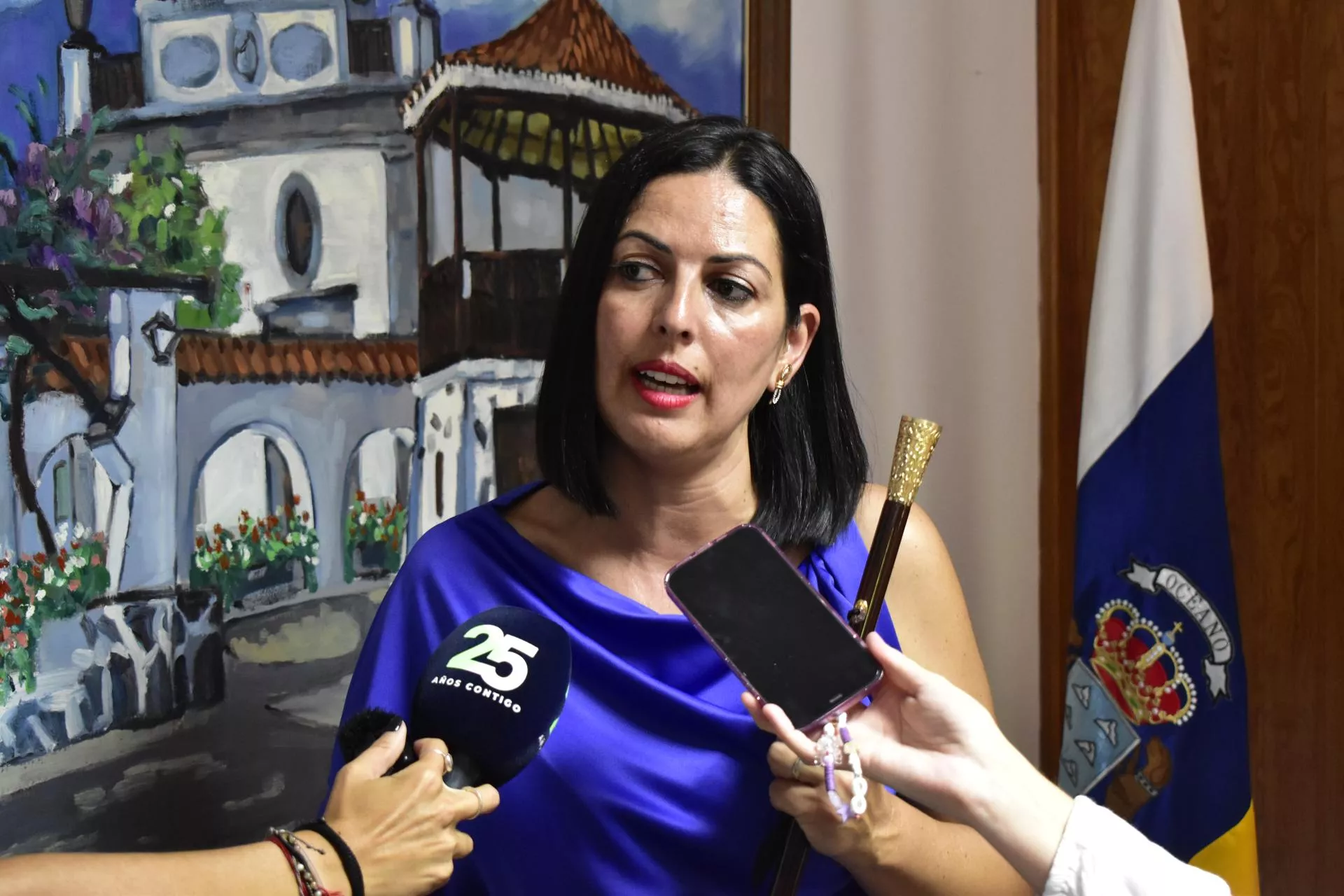 Davinia Falcón, de Avesan-CC, nueva alcaldesa de Vega de San Mateo (Gran Canaria)./ EFE - MIGUEL BARRETO
