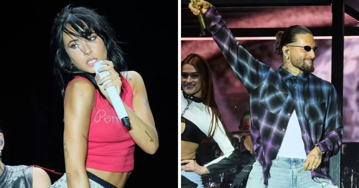 Aitana y Maluma durante sus actuaciones en el Cook Music Fest / EFE / ALBERTO VALDÉS Aitana y Maluma durante sus actuaciones en el Cook Music Fest / EFE / ALBERTO VALDÉS