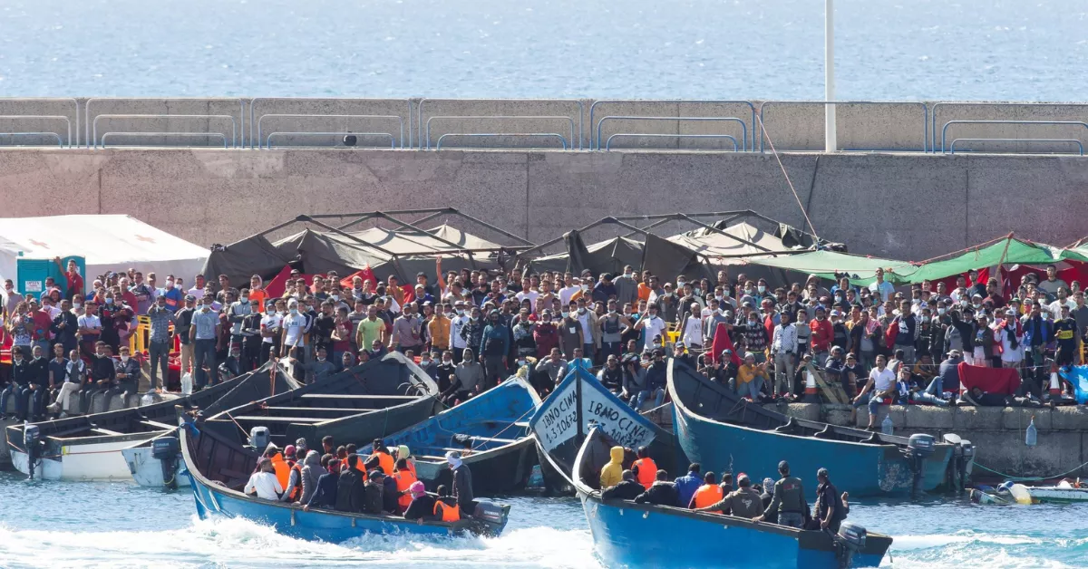 Hace 25 años la 'Ruta Canaria' se cobró sus primeras víctimas. / EFE 