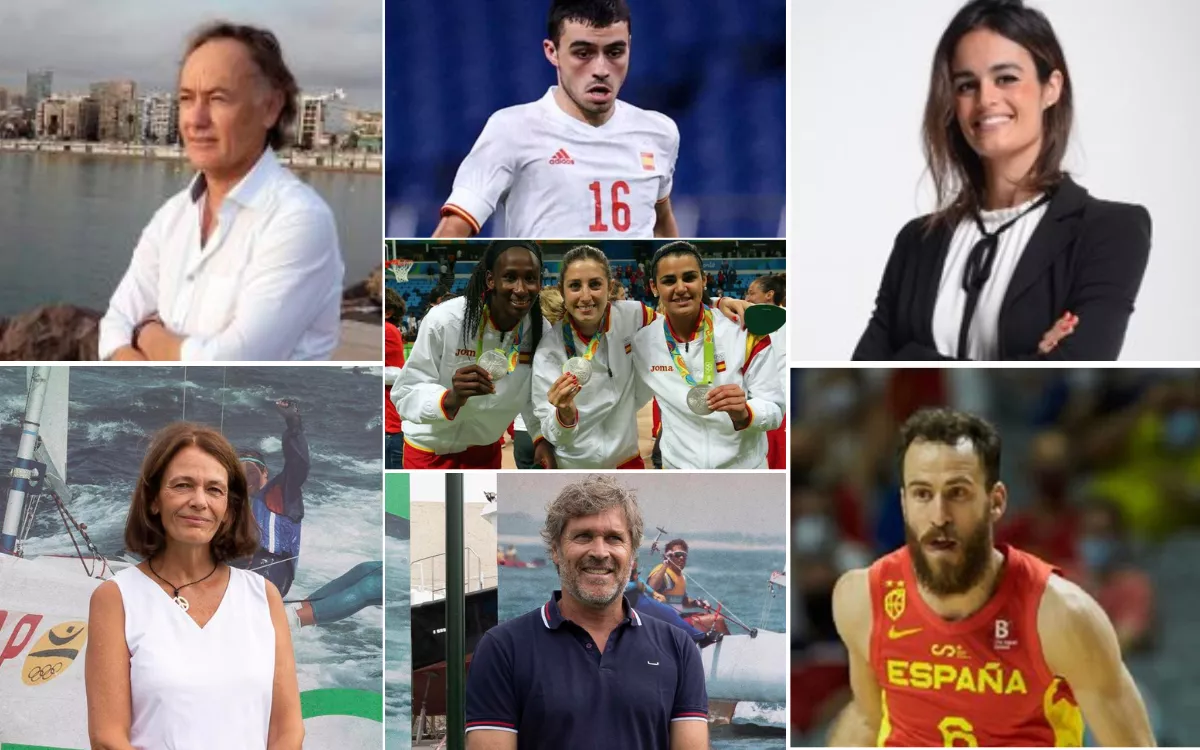 Nueve de los 17 deportistas canarios que han ganado medallas olímpicas. / EFE-AH
