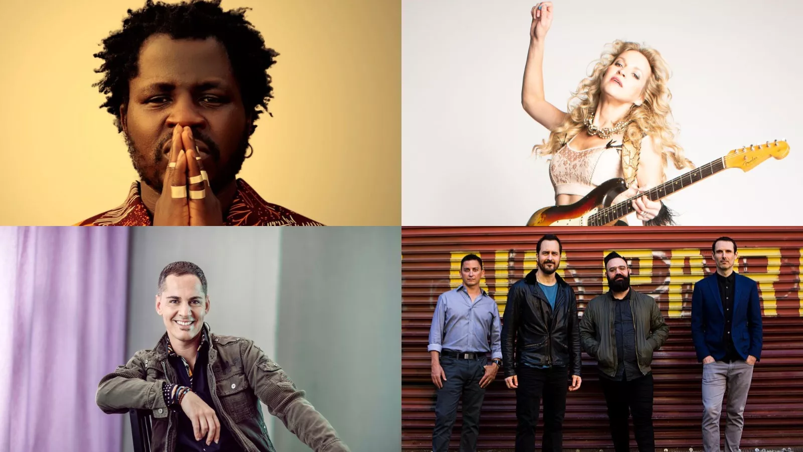 Artistas del Festival Internacional Canarias Jazz & Más Músicas Creativas. / MONTAJE AH