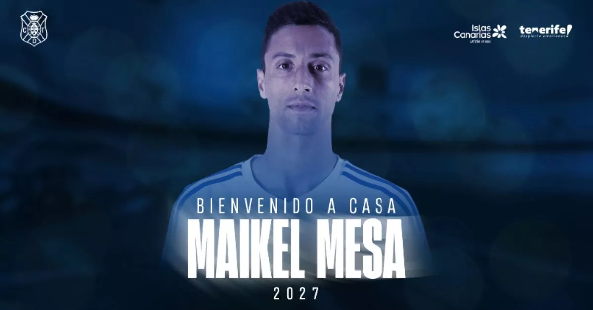 Maikel Mesa, nuevo jugador del CD Tenerife / CD TENERIFE