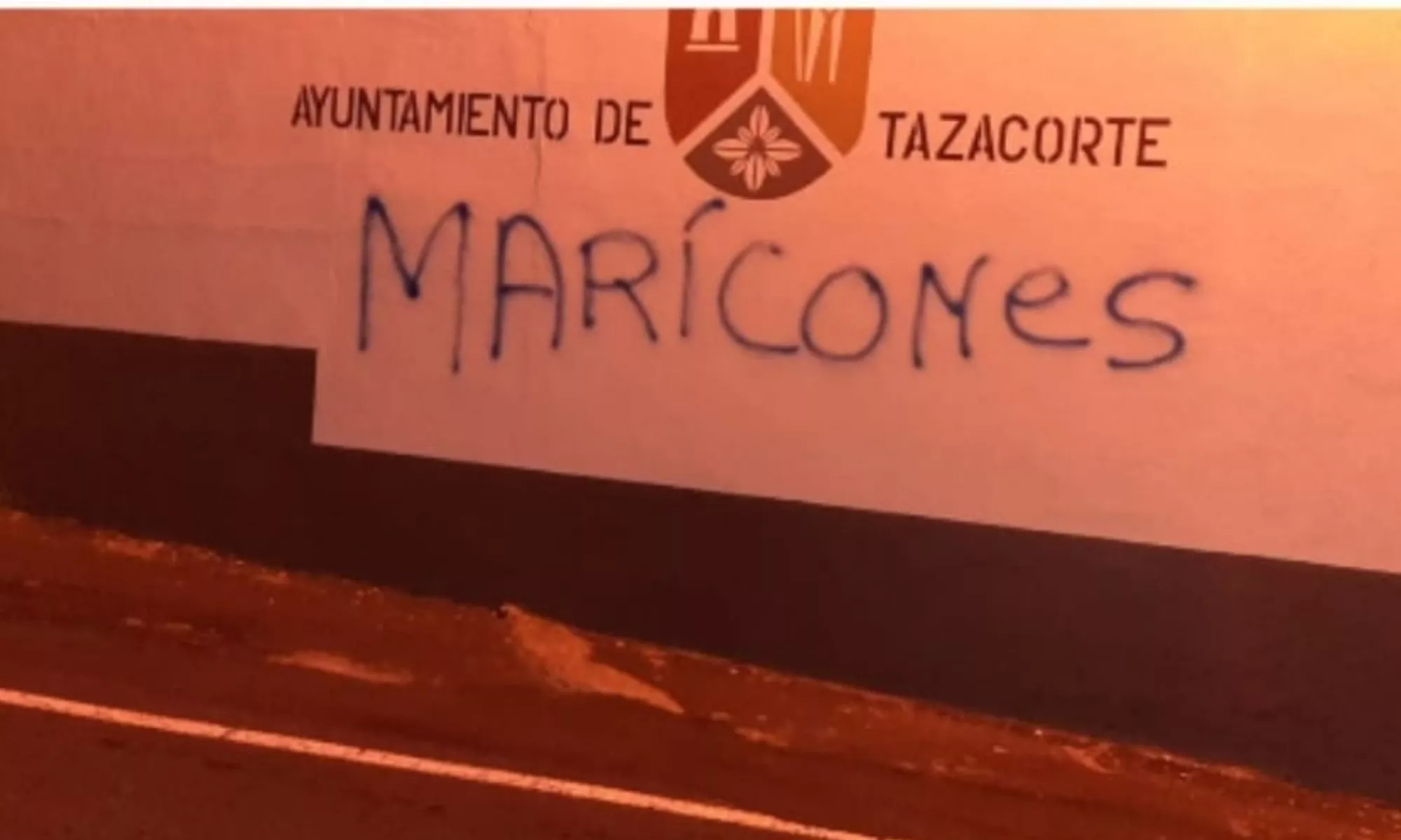 Acto homófobo tras el Isla Bonita Love Festival. / IMAGEN DE LA RED