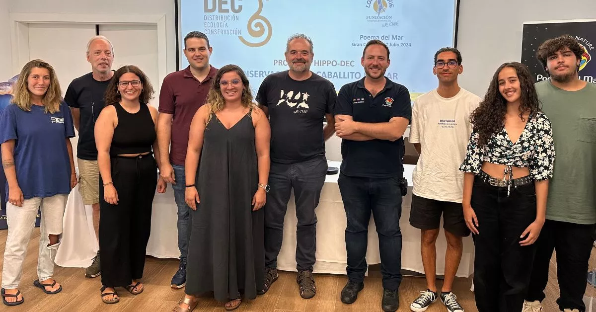 Loro Parque Fundación entrega 21.000 euros a la ULPGC para la conservación del caballito de mar / CEDIDA