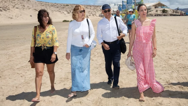 Jéssica De León, consejera de Turismo y Empleo, en 'La Carpa' / EFE - CARLOS DE SÁA Jéssica De León, consejera de Turismo y Empleo, en 'La Carpa' / EFE - CARLOS DE SÁA