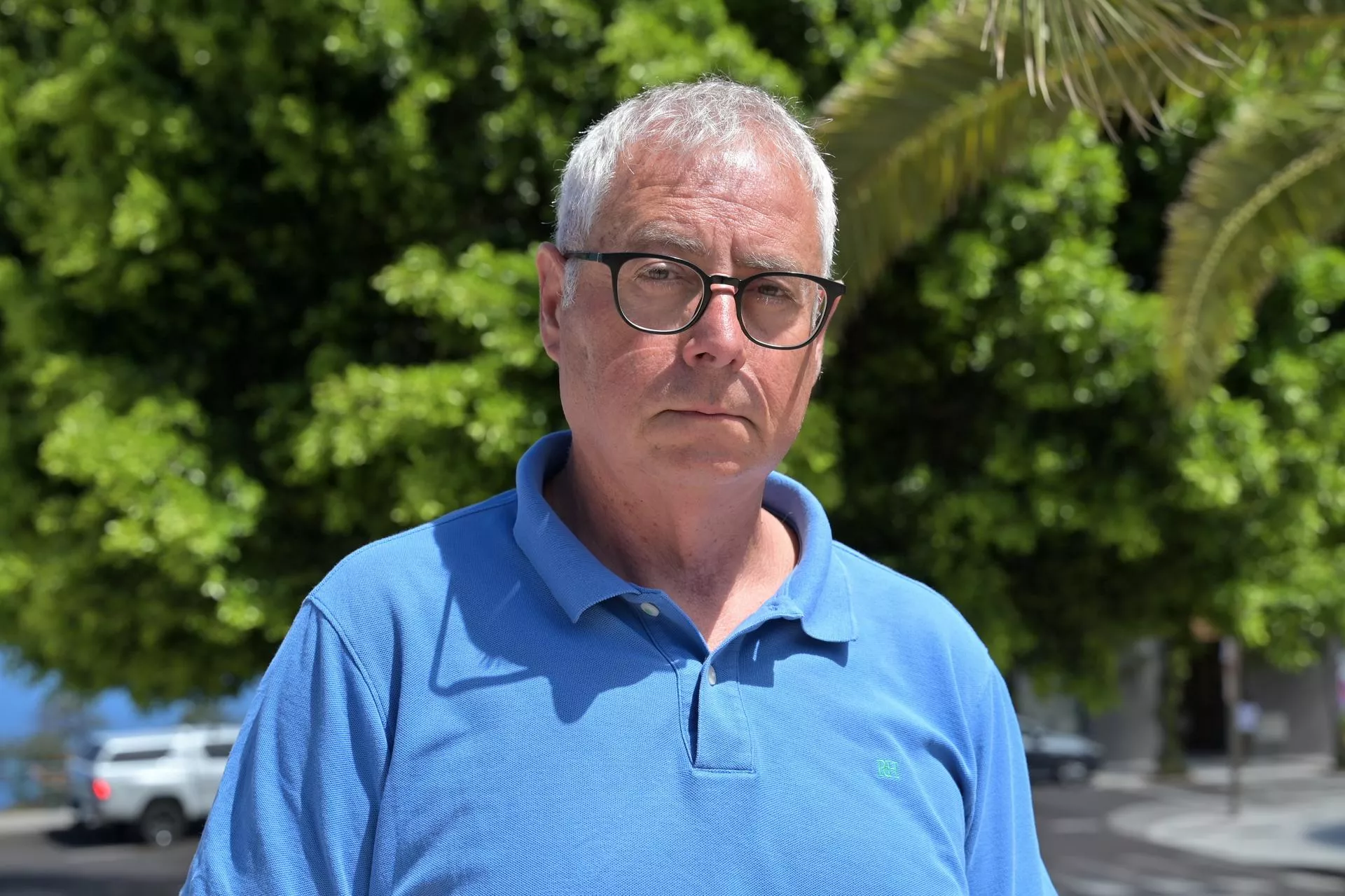 El portavoz de la Plataforma ciudadana en defensa del Parque Nacional Marino, Wolfgang Padrón. / GELMERT FINOL-EFE