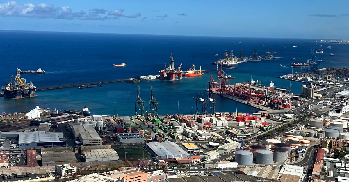 Imagen aérea del Puerto de La Luz / ATLÁNTICO HOY - MARCOS MORENO