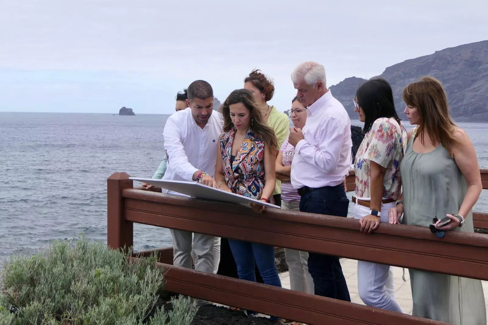 Visita de Jessica de León a El Hierro./ CEDIDA