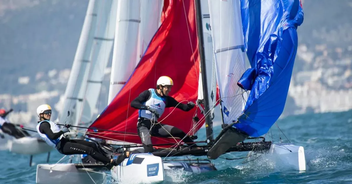 Tara Pacheco en una regata / EFE