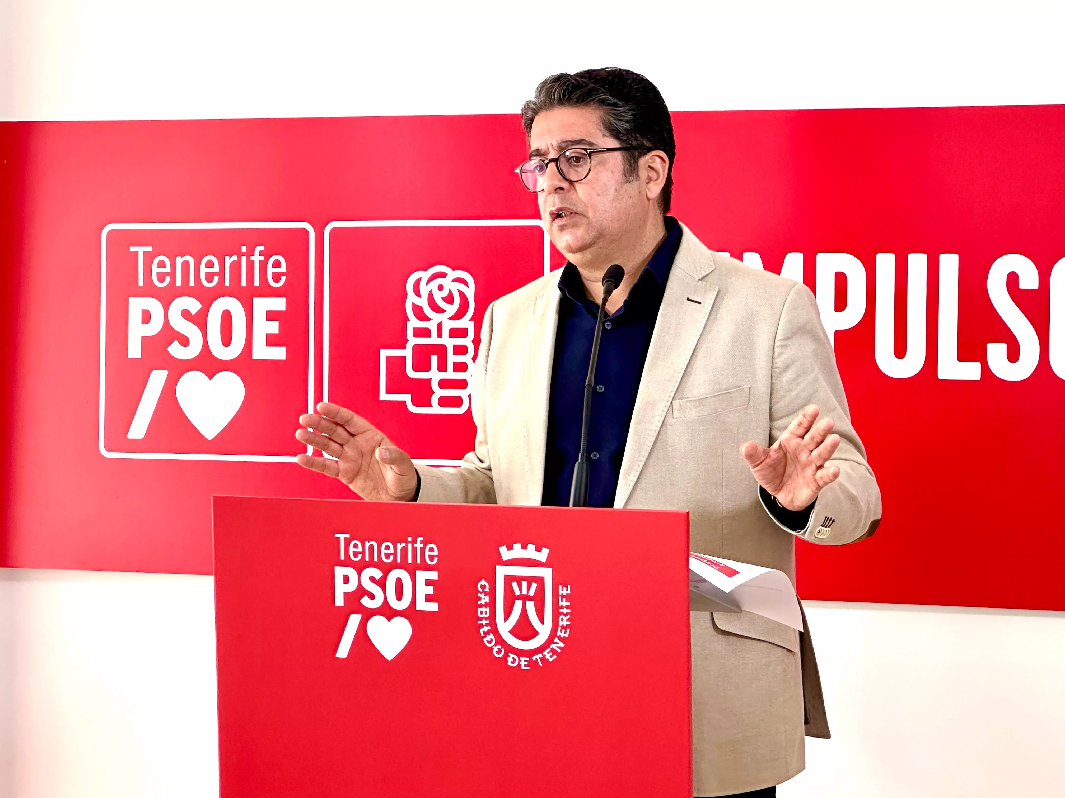 El líder del PSOE en Tenerife, Pedro Martín./ CEDIDA