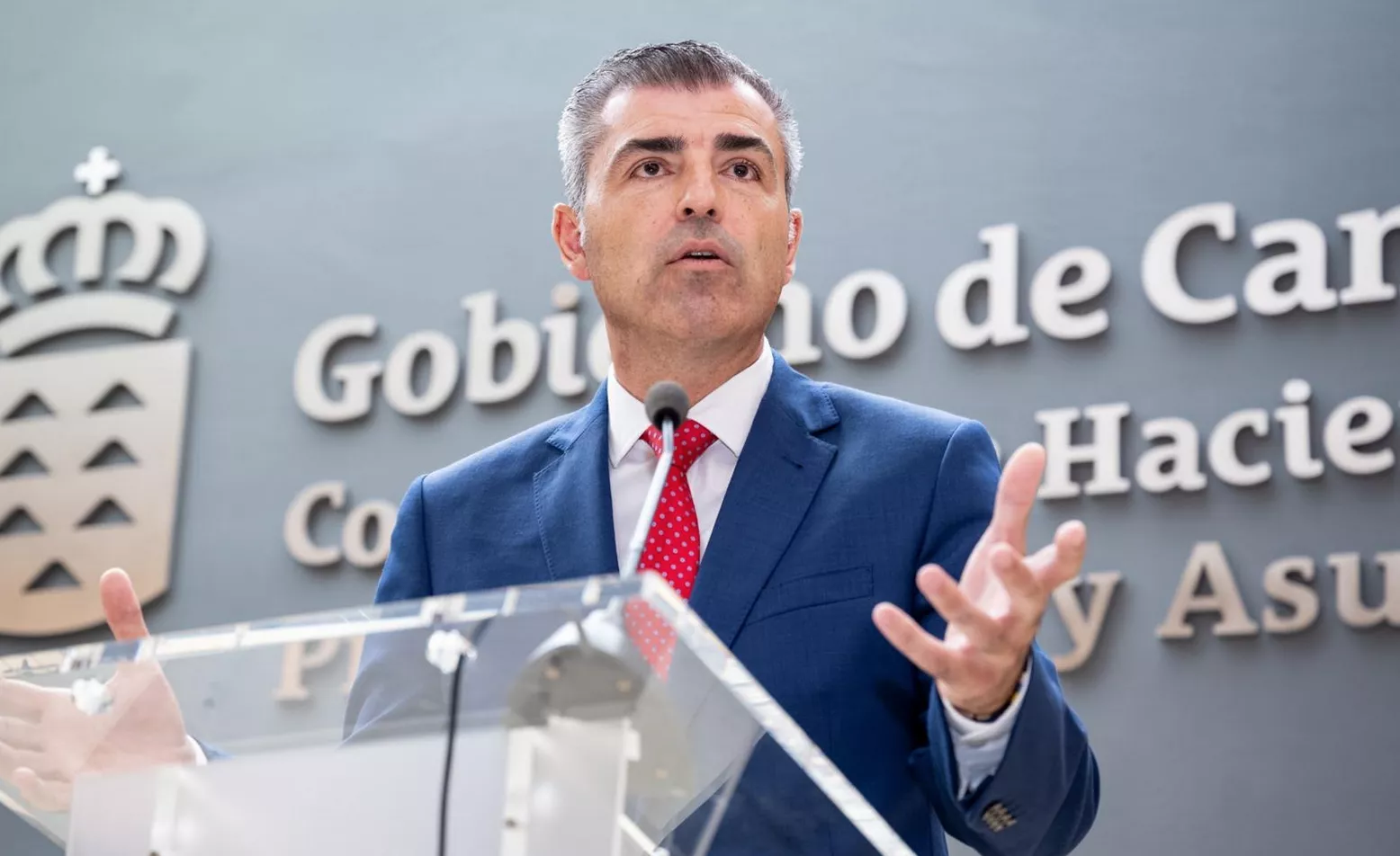 El vicepresidente del Gobierno de Canarias, Manuel Domínguez./ CEDIDA