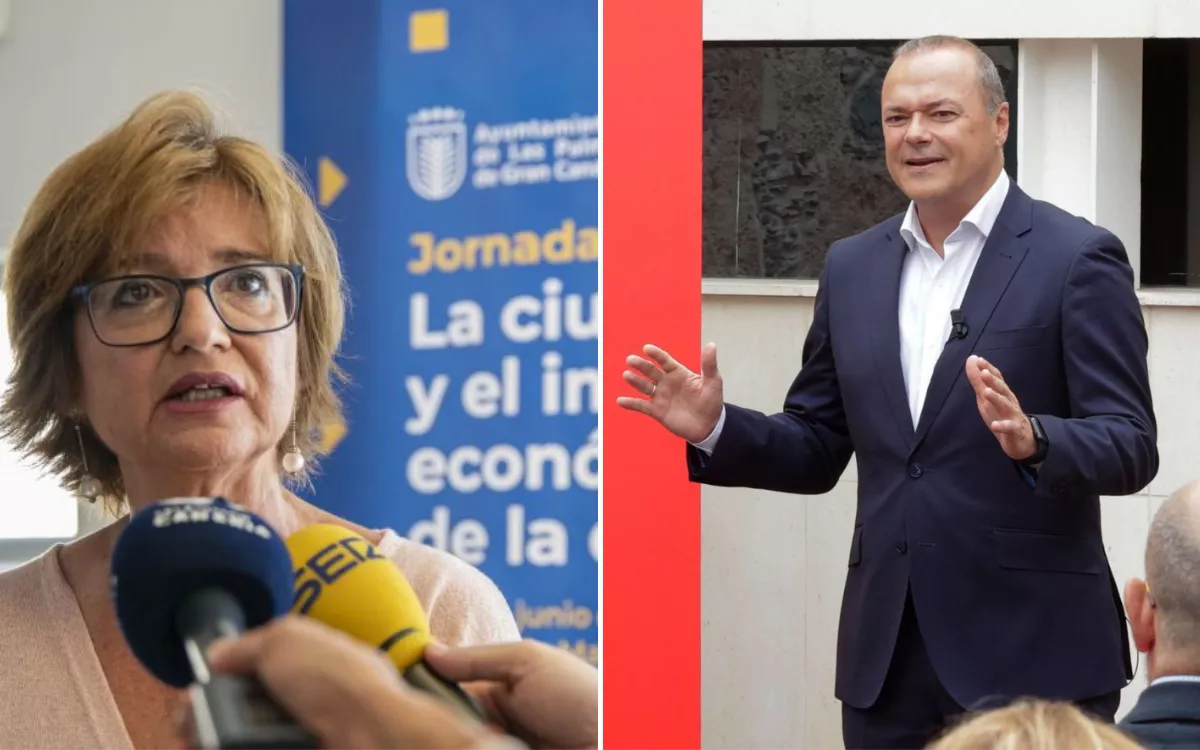 Augusto Hidalgo asciende en el Cabildo a Encarna Galván en pleno temporal por su gestión en Sociedad de Promoción. / AH