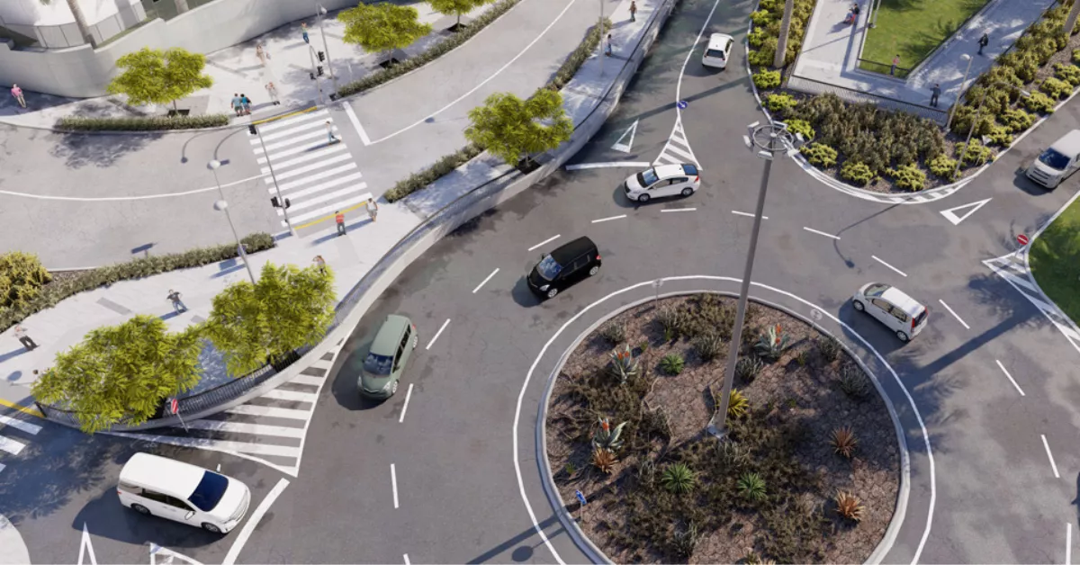 Boceto del tramo 2 de la MetroGuagua / GUAGUAS MUNICIPALES