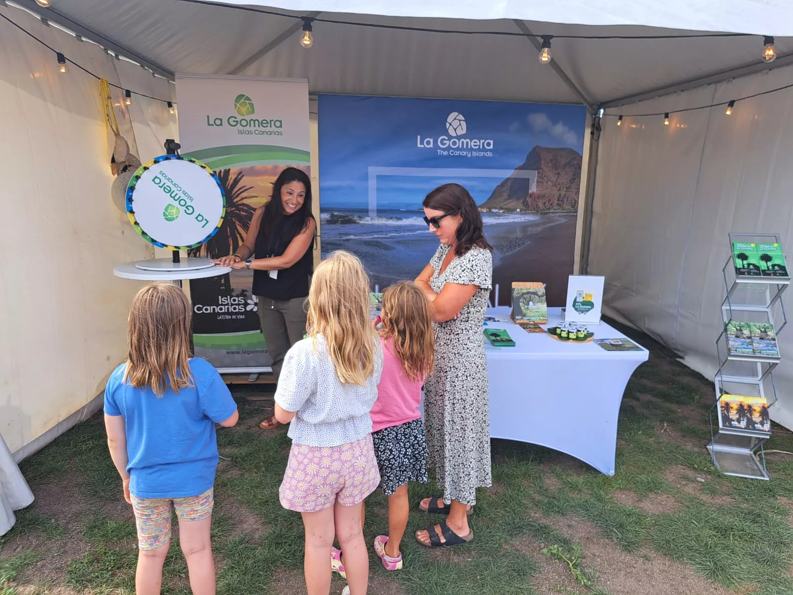 Stand de Turismo de La Gomera en la feria turística de Trosa./ CEDIDA Stand de Turismo de La Gomera en la feria turística de Trosa./ CEDIDA