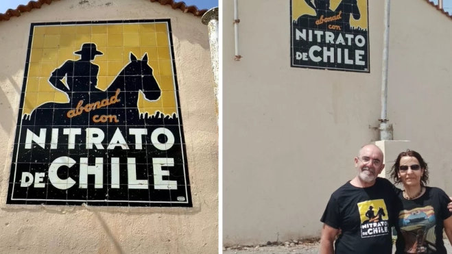 Jaime Medina junto a Mónica Martel INSULA SIGNA